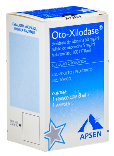 OTO-XILODASE GOTAS 8 ML - OTO-XILODASE GOTAS 8 ML - APSEN