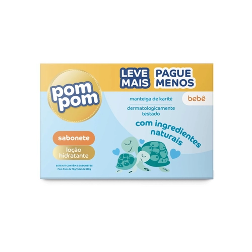 SABONETE POM POM HIDRATANTE 80GR