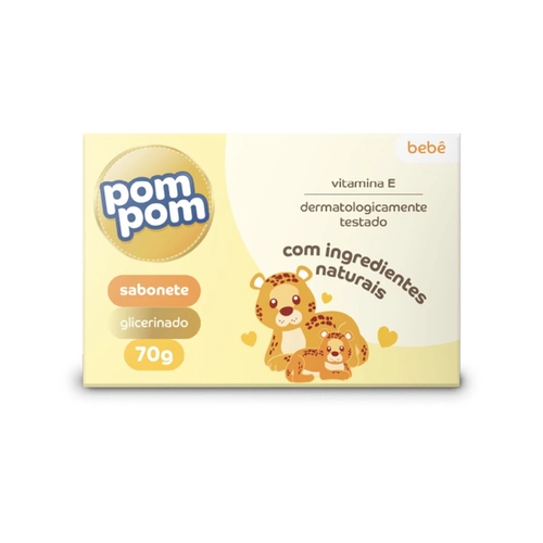 SABONETE POM POM GLICERINADO 80GR