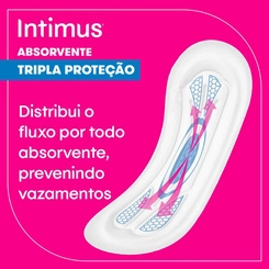 Absorvente Intimus Toda Protegida Cobertura Suave Sem Abas com 8 unidades