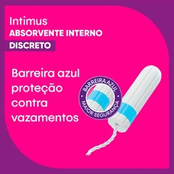 Absorvente Interno Intimus Discreto Médio 16 unidades