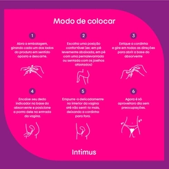 Absorvente Interno Intimus Discreto Médio 16 unidades