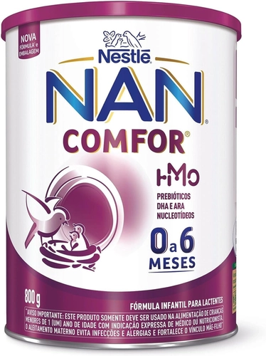 FORMULA INFANTIL NAN COMFOR 0 A 6 MESES 800GR