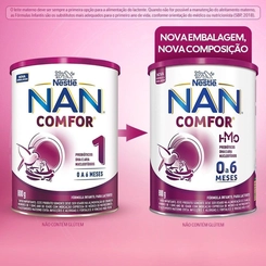 FORMULA INFANTIL NAN COMFOR 0 A 6 MESES 800GR