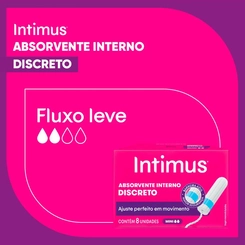 Absorvente Interno Intimus Discreto Mini 16 unidades