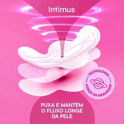Absorvente Intimus Toda Protegida Cobertura Suave Com Abas com 16 unidades