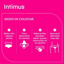 Absorvente Intimus Toda Protegida Cobertura Suave Com Abas com 16 unidades