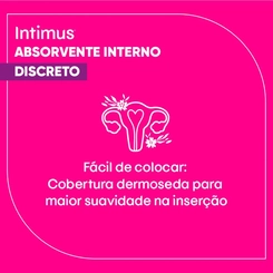 Absorvente Interno Intimus Discreto Super 16 unidades