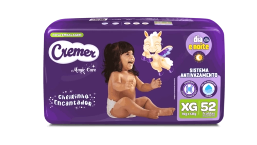 FRALDA CREMER MAGIC CARE HIPER XG C/52