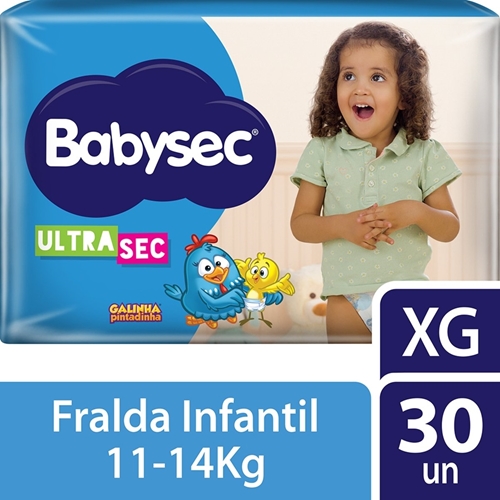 FRALDA BABYSEC ULTRA MEGA XG C/30 FRALDA BABYSEC ULTRA MEGA XG C/30