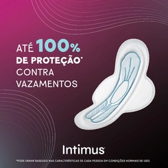 Absorvente Intimus Noturno Toda Renovada Suave com Abas 28 unidades