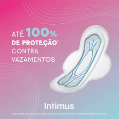 Absorvente Intimus Toda Renovada Suave Com Abas 28 unidades