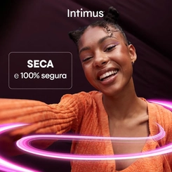 ABSORVENTE INTIMUS GEL NOTURNO COM ABAS SECA 8 UNIDADES