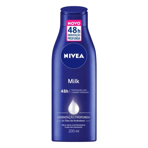 LOCAO HIDRATANTE NIVEA BODY MILK PELE EXTRA SECA 200ML