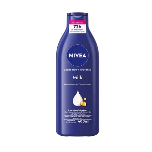 LOCAO HIDRATANTE NIVEA BODY MILK EXTRA SECA 400ML