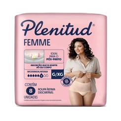 FRALDA PLENITUD ACTIV FEMININA TAMANHO G/XG 8 UNIDADES