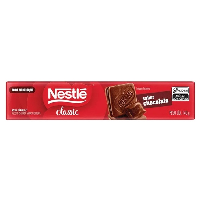 Biscoito Nestle Classic Recheado G Biscoito Nestle Classic