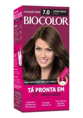 TINTURA BIOCOLOR 7.0 LOURO ARRASO  MINI