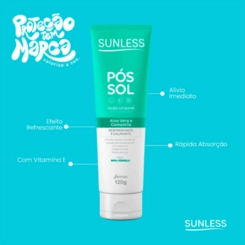 LOCAO POS SOL SUNLESS 120 GR