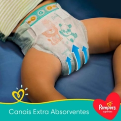 FRALDA PAMPERS SUPERSEQUINHA GIGA G C/80