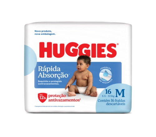 FRALDA HUGGIES TRIPLA JUMBINHO M C/16