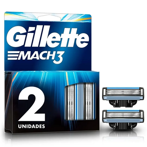 CARGA GILLETTE MACH 3 2 UNIDADES