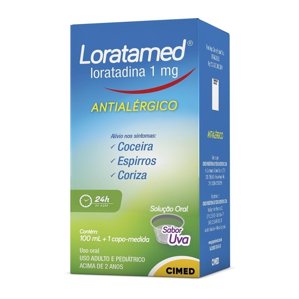 LORATADINA-LORATAMED XPE 100ML CIMED - LORATADINA-LORATAMED XPE 100ML ...
