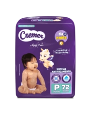 FRALDA CREMER MAGIC CARE HIPER P C/72