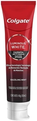 CREME DENTAL COLGATE LUMINOUS WHITE CARVAO ATIVADO 140G
