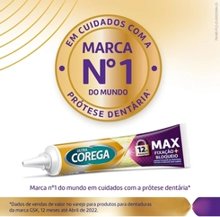 KIT COREGA ULTRA CREME SEM SABOR COM 2 UNIDADES 70G