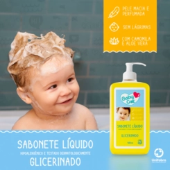 SABONETE LÍQUIDO BABY CARE 500ML
