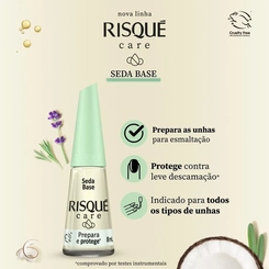 ESMALTE RISQUE BASE SEDA 8ML