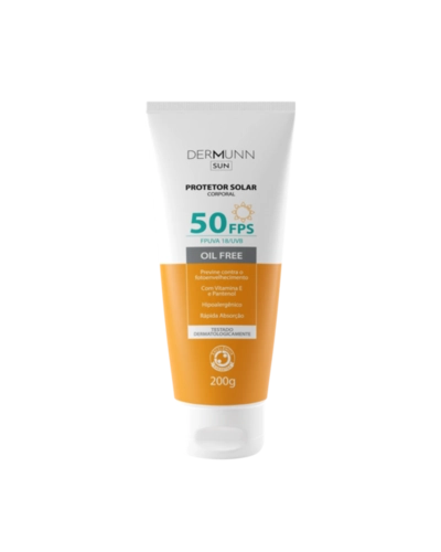 PROTETOR SOLAR DERMUNN CORPORAL FPS50 200G