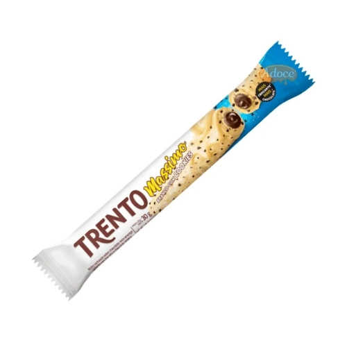 CHOCOLATE TRENTO MASSIMO BRANCO COM COOKIES 25G