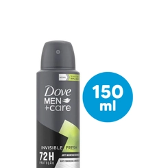 DESODORANTE DOVE AEROSOL MEN INVISIBLE FRESH 150ML