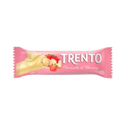 CHOCOLATE TRENTO CHEESECAKE MORANGO 29G