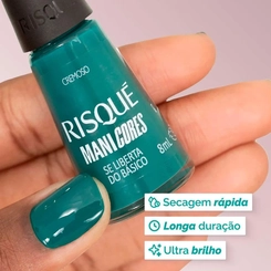 ESMALTE RISQUE MANI CORES SE LIBERTA DO BASICO 8ML