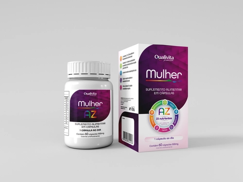 QUALIVITA MULHER AZ 500MG 60 CAPSULAS
