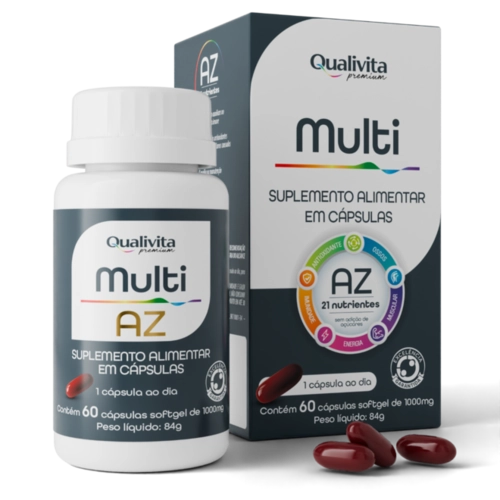 QUALIVITA POLIVITAMINICO MULTI AZ 500MG 60 CAPSULAS