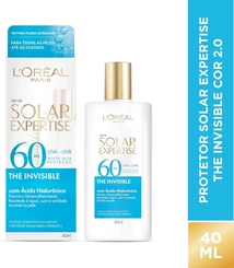 PROTETOR SOLAR LOREAL EXPERT FLUIDO FPS60 SEM COR 40ML