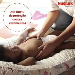 FRALDA HUGGIES RÁPIDA ABSORÇÃO MEGUINHA M COM 36 UNIDADES