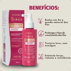 TONICO CAPILAR EUDORA SIAGE RESISTENCIA ANTIQUEDA 100ML