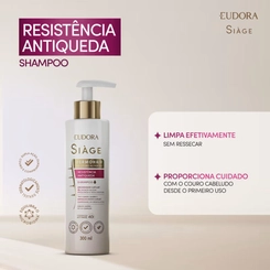 SHAMPOO EUDORA SIAGE RESISTENCIA ANTIQUEDA 300ML