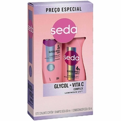 KIT SEDA SHAMPO 300ML + CONDICIONADOR 190ML LUMIN UV