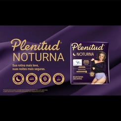 Roupa Íntima Plenitud Noturna G/XG 14 Unidades
