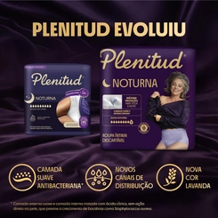Roupa Íntima Plenitud Noturna G/XG 14 Unidades