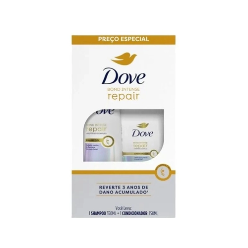 KIT DOVE BOND INTE REPAIR SHAMPOO 350 ML+ CONDICIONADOR 150ML