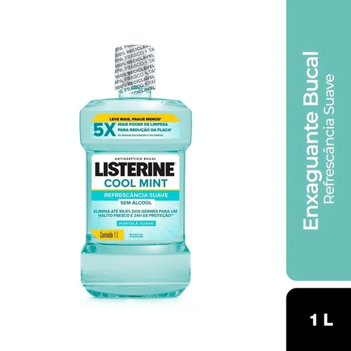LISTERINE COOL MINT 1 LITRO