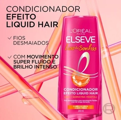 CONDICIONADOR ELSEVE LISO DOS SONHOS 400ML