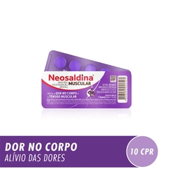 NEOSALDINA ANALGÉSICO E RELAXANTE MUSCULAR 10 COMPRIMIDOS